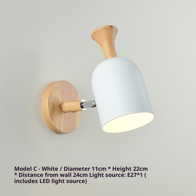 Nordic Log Color Macaron Decorative Wall Lamp