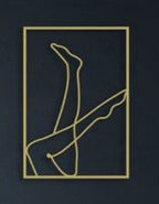 Female Line Art Acrylic Wall Decoration  Body