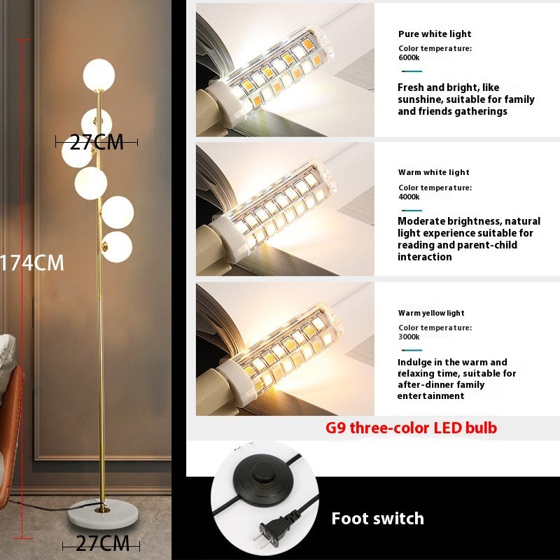 Simple Living Room Table Lamp Nordic Bedroom Study Room Decoration Floor Lamp