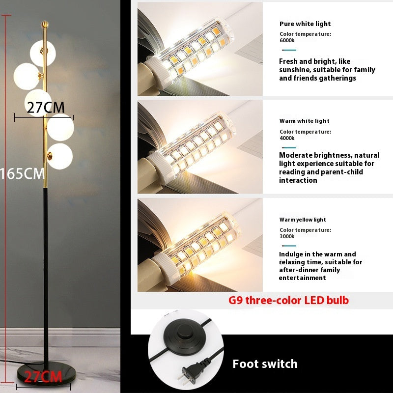 Simple Living Room Table Lamp Nordic Bedroom Study Room Decoration Floor Lamp