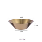 Gold Japanese 304 Stainless Steel Ramen Bowl