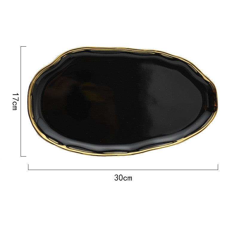 Western plate steak plate salad bowl soup bowl