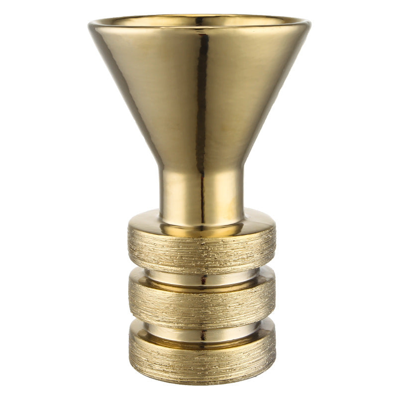 Gold And Silver Color Ceramic Vase Decoration Home Decoration