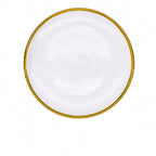 Rainbow Ion Plated Hammer Pattern Glass Plate Bowl Fruit Plate Bowl Set