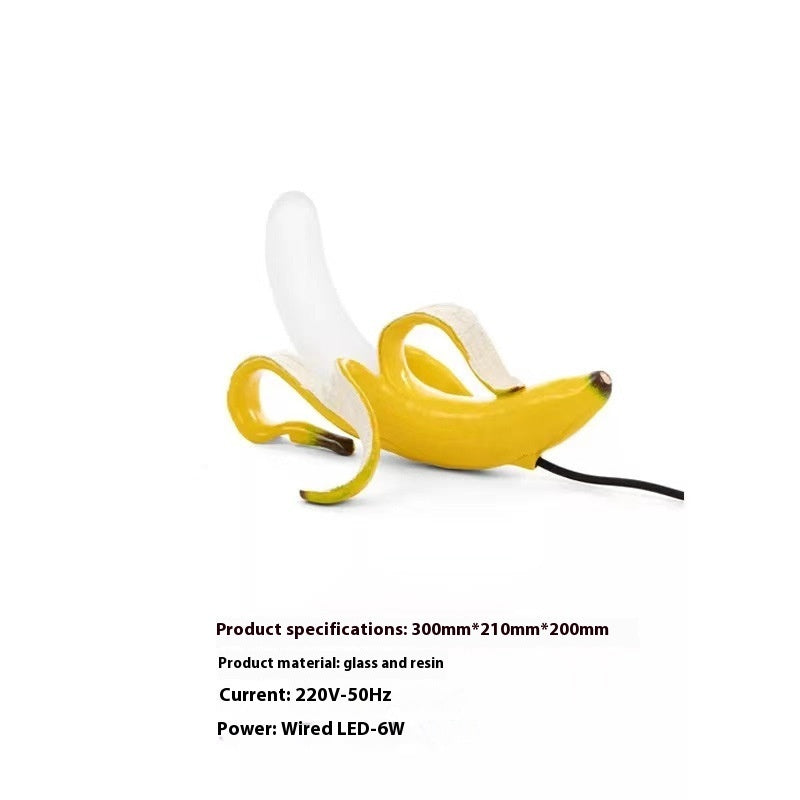 Banana Creative Bedroom Simple Table Lamp