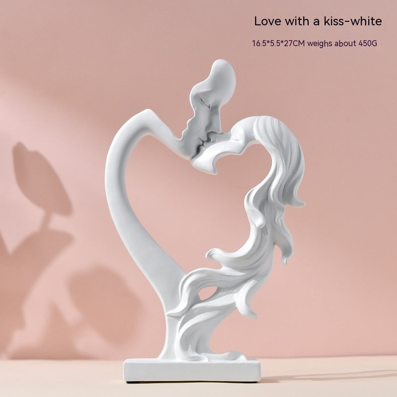 Couple Statue Resin Craft Ornament