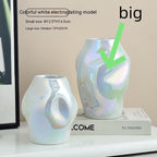 Gold Simple Ceramic Vase Home Flower Arrangement Ornaments