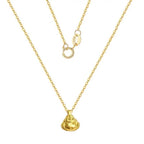 Yellow Gold Buddha Pendant 18K Gold Necklace