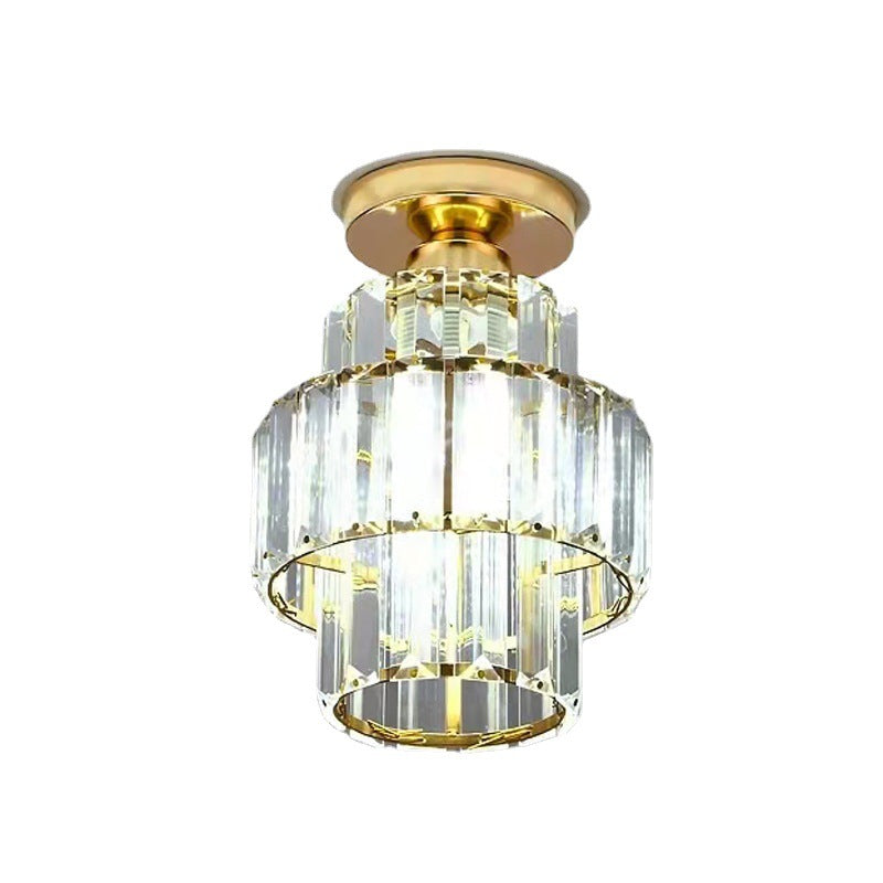 Minimalist Crystal Corridor Ceiling Bedroom Chandelier