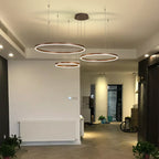LED Living Room Simple Post-modern Ring Chandelier