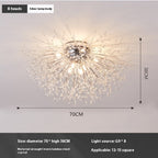Lamp In The Living Room Dandelion Crystal Chandelier