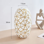 Creative Diamond Star Gold-painted Glass Vase