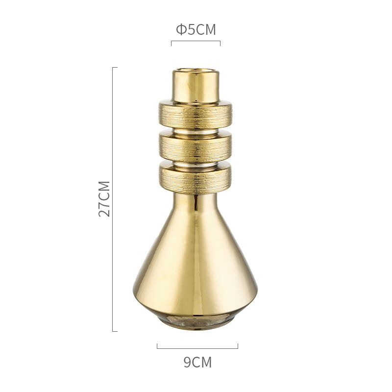 Gold And Silver Color Ceramic Vase Decoration Home Decoration