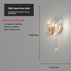 Modern Minimalist Swan Bedroom Bedside Wall Lamp