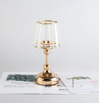 European Crystal Glass Candle Holder, Romantic Wedding, Home, Living Room, Meal