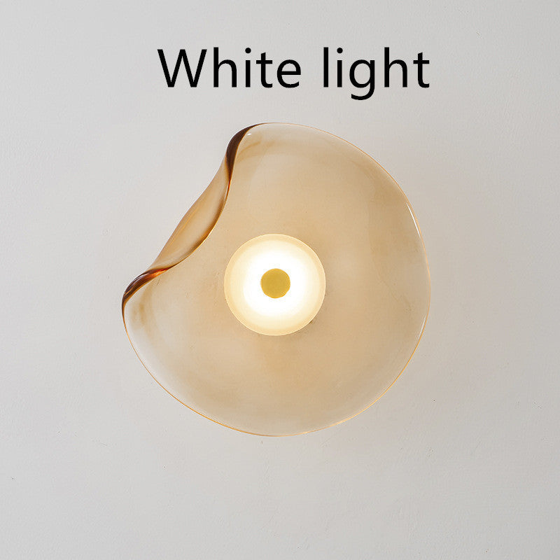 Bedroom Bedside Decoration Round Wall Lamp