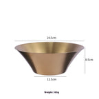Gold Japanese 304 Stainless Steel Ramen Bowl