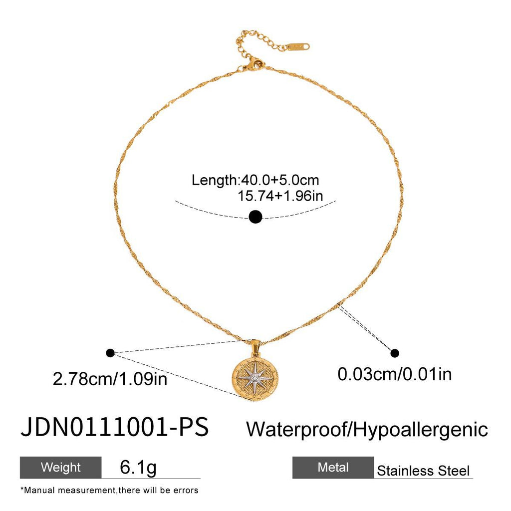 Parker Gold Star Pendant Necklace