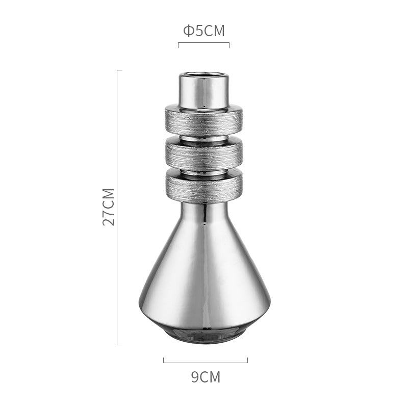 Gold And Silver Color Ceramic Vase Decoration Home Decoration