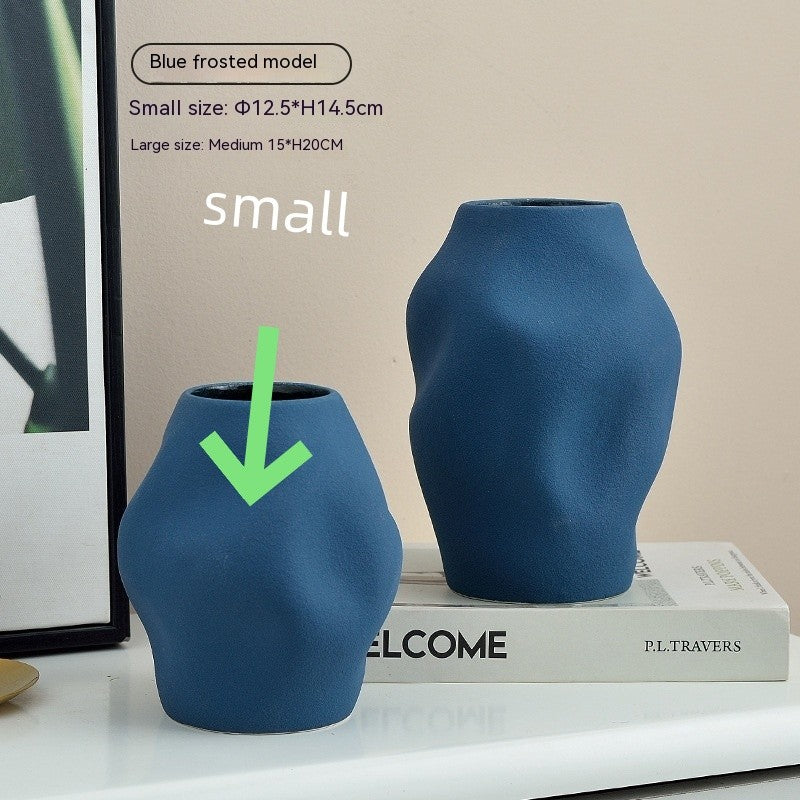 Gold Simple Ceramic Vase Home Flower Arrangement Ornaments