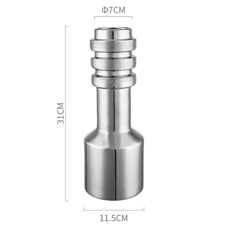 Gold And Silver Color Ceramic Vase Decoration Home Decoration