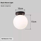 Nordic Simple Round Spherical Wall Lamp