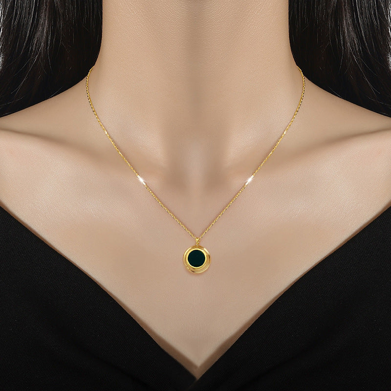 Solace Reversible Gold Pendant Necklace
