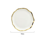 Western plate steak plate salad bowl soup bowl