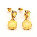Light Luxury Gold Water Drop Earrings
