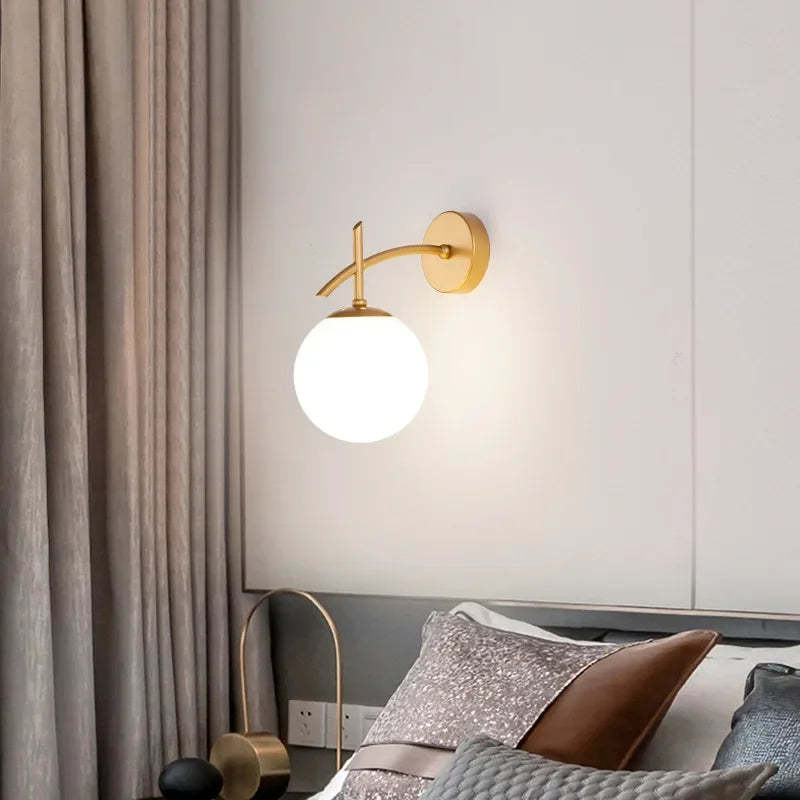 Bedroom Bedside Lamp Living Room Wall Light Bulb