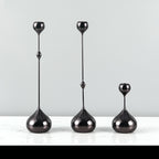 Simple Modern Metal Water Drop Candle Holder Ornament