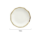 Western plate steak plate salad bowl soup bowl