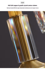 Crystal Chandelier Lamp In The Living Room Post-modern Minimalist Creative