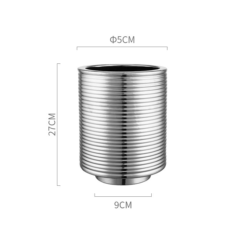 Gold And Silver Color Ceramic Vase Decoration Home Decoration