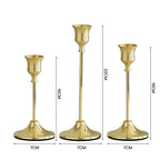 Intrinsic Color Of Copper Creative Candle Holder Wrought Iron Electroplating Ornaments