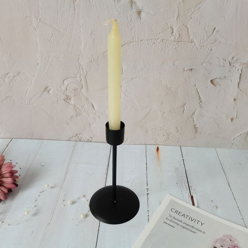 Geometric Wrought Iron Single Head Candle Holder Creative