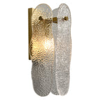 Water-wave Glass Light Luxury Modern Minimalist Living Room Bedroom Bedside Wall Lamp