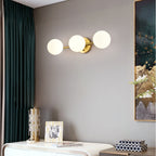 Modern Minimalist Glass Wall Bedroom Bedside Lamp