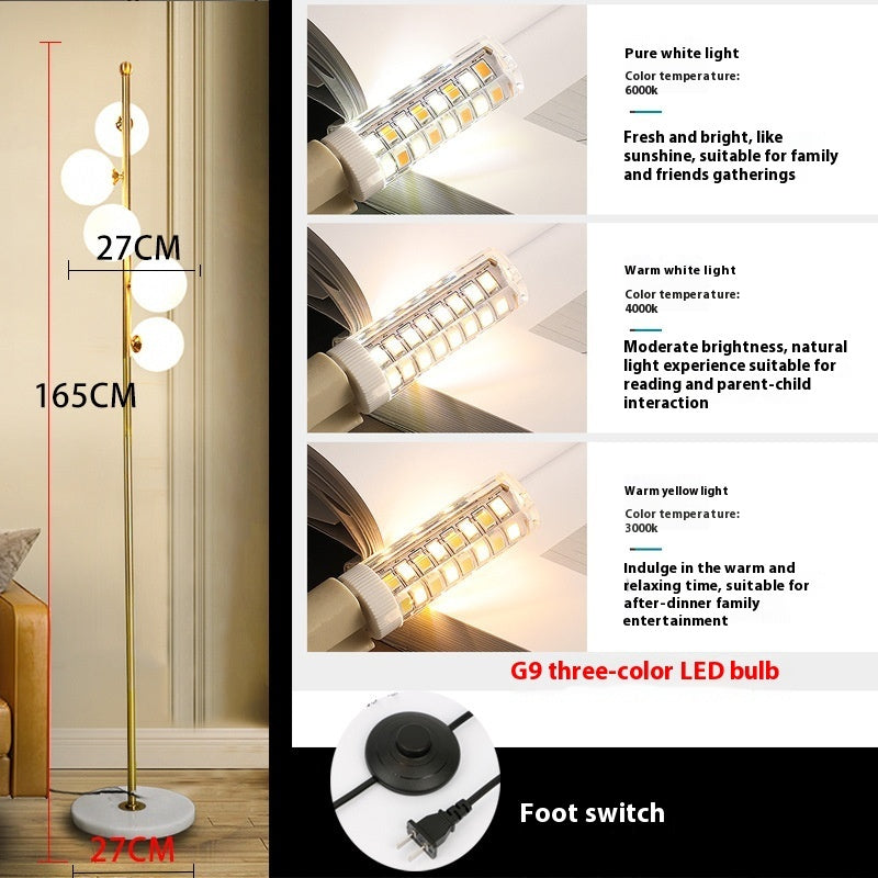 Simple Living Room Table Lamp Nordic Bedroom Study Room Decoration Floor Lamp