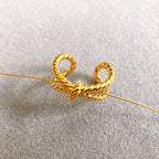 18K Gold Plated Knot Adjustable Ring