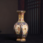 Jingdezhen Ceramic Qianlong Gold Vase