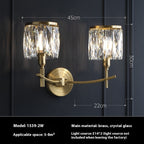 Crystal Chandelier Lamp In The Living Room Post-modern Minimalist Creative