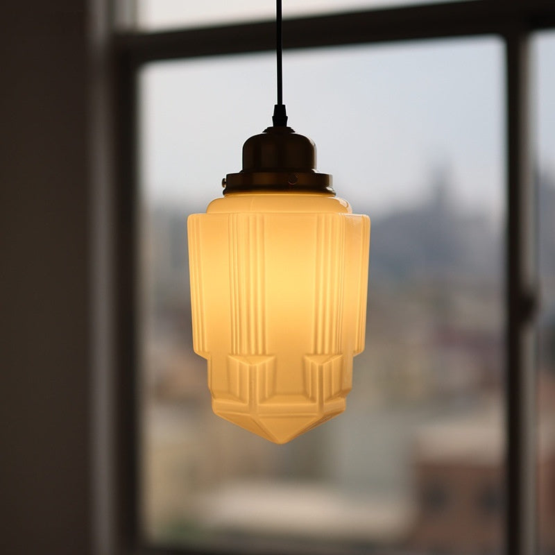 Brass Glass American Coffee Restaurant Bedroom Bedside Chandelier