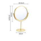 Makeup Mirror Dressing Desktop Bedroom Large Size Wall Hanging Iron Art