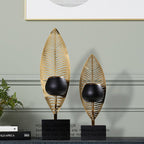 Nordic Ins Electroplated Metal Candle Holder Decorative Ornament