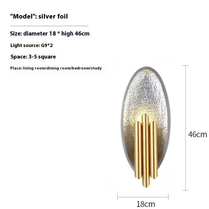 Black Shell Wall Creative Bedside Lamp