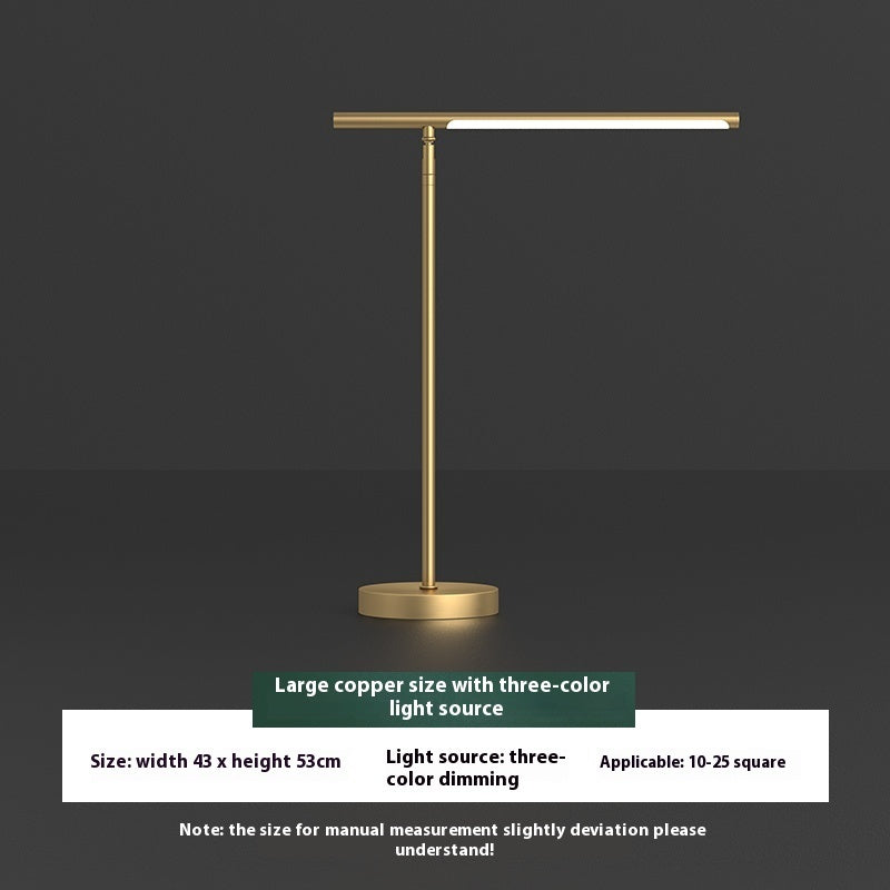 Brass Modern Lamp Luxury Simplicity With Added Rocker Arm Table Lamp
