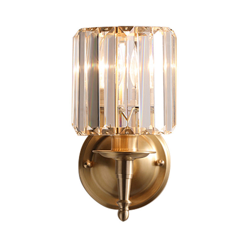 Crystal Bedroom Wall Simple Bedside Lamp