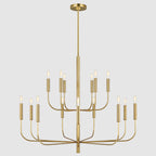 American Retro Style Copper Chandelier French Entry Lux Simple