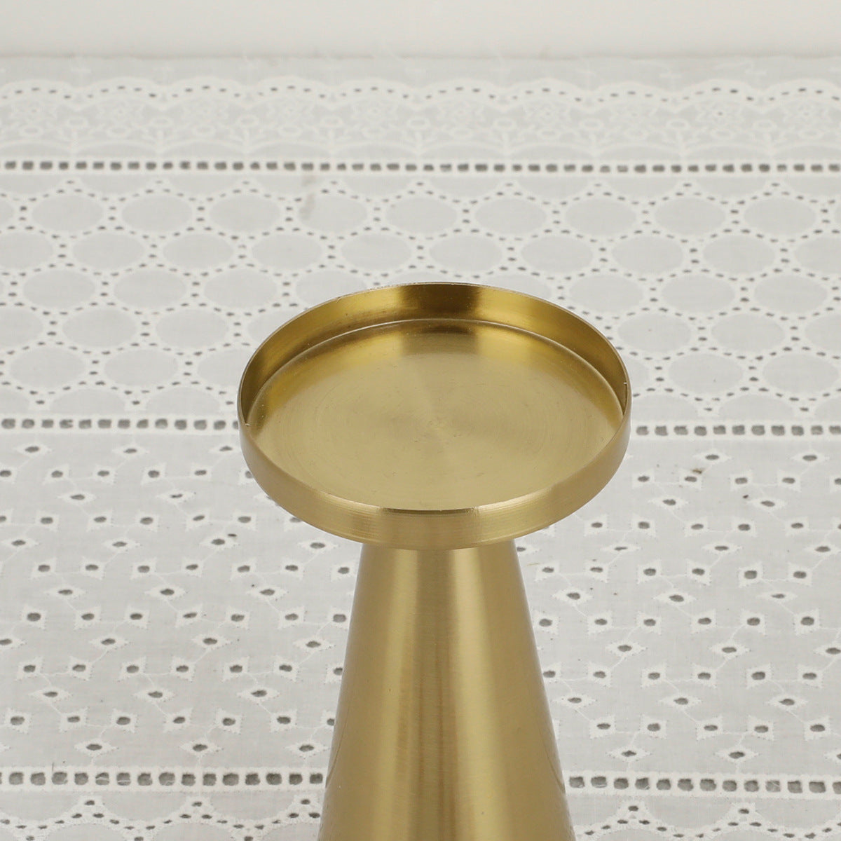 Home Antique Bronze Color Vintage Candle Holder Ornament